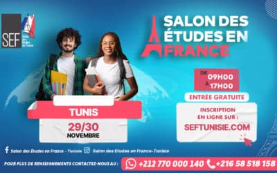 SALON DES ÉTUDES EN FRANCE – TUNIS – 29 et 30 novembre